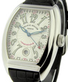 Franck Muller Conquistador on Strap  Steel on Strap with Silver Dial